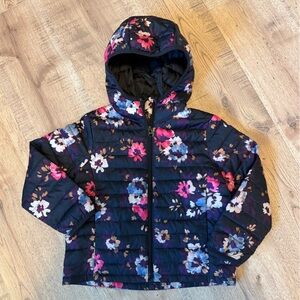 GAP Kids Cold Control Floral Puffer Jacket XS